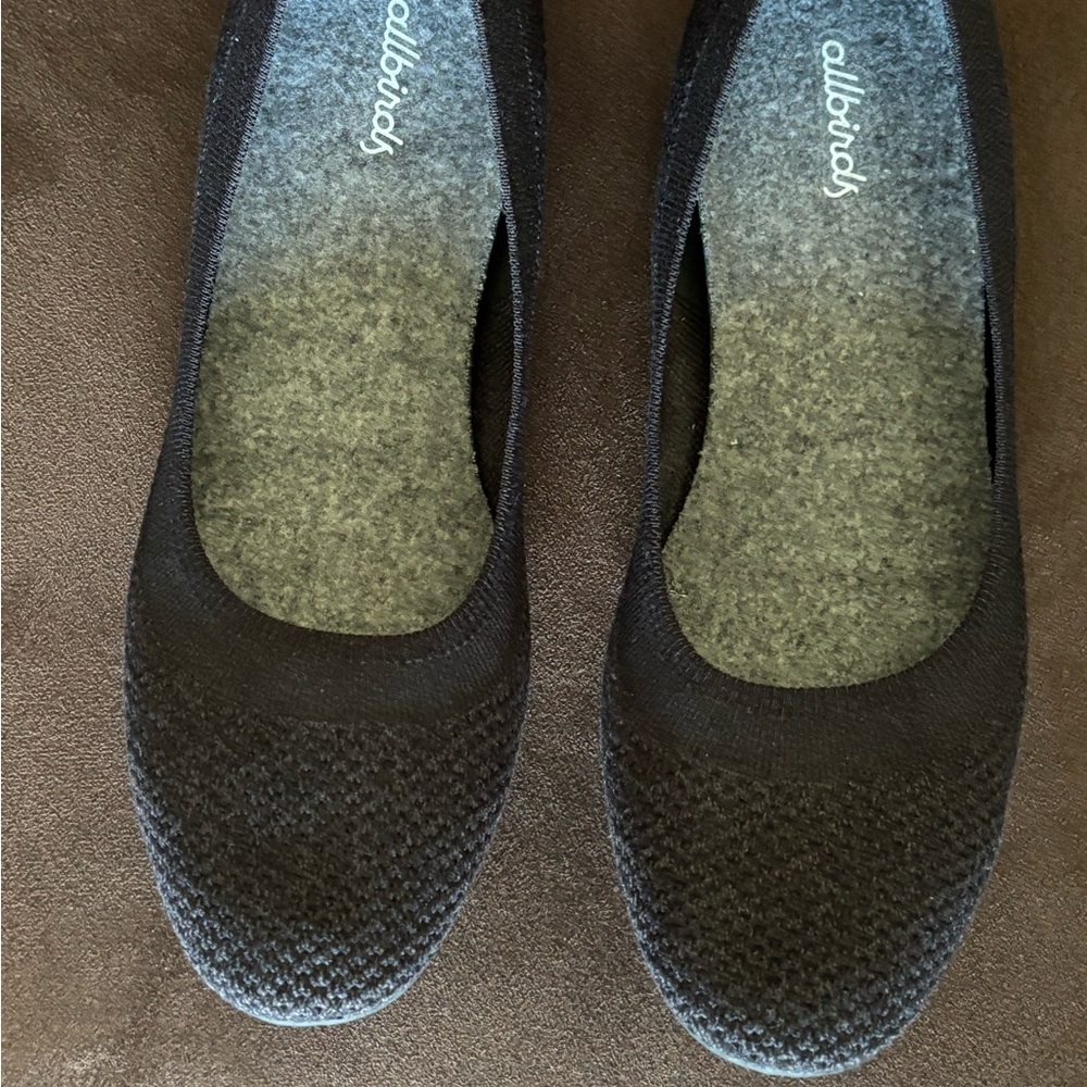 Allbirds Tree Breezer Women's Black Knit Flats